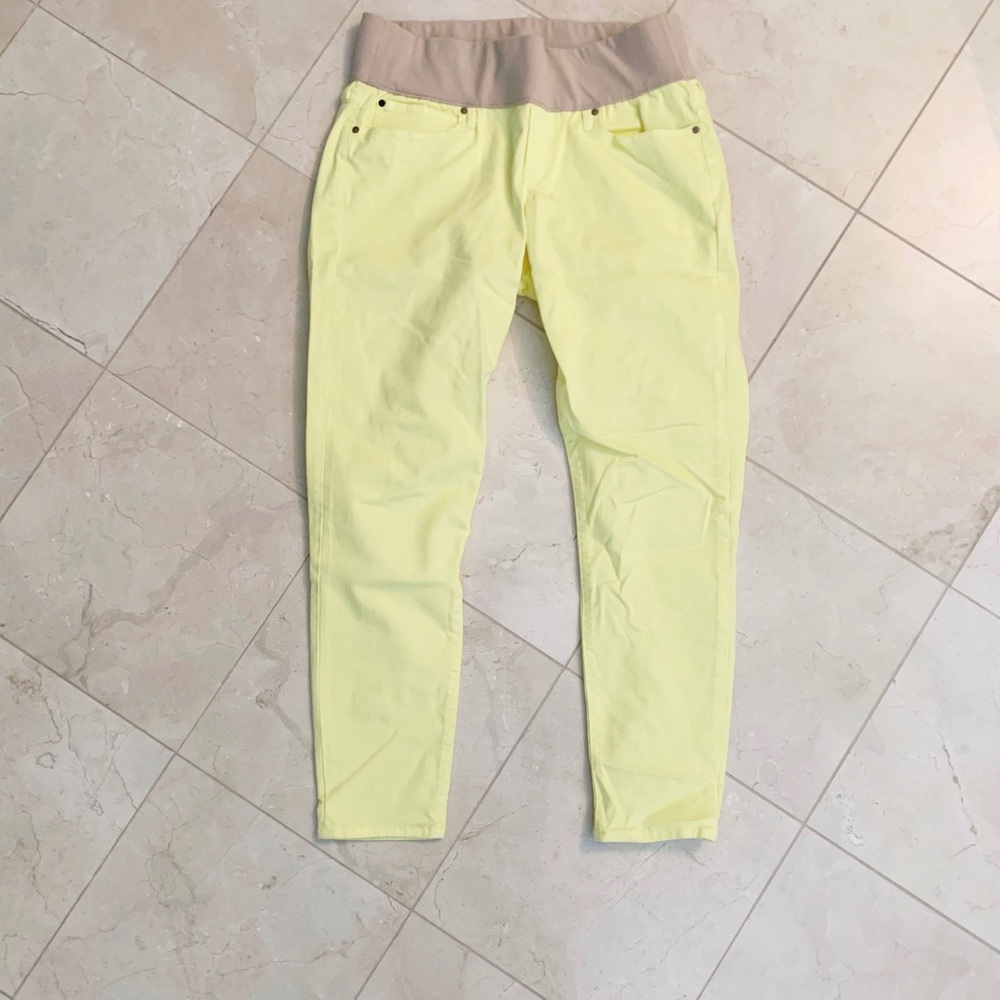 Gap Maternity Yellow Pants Size 29/8